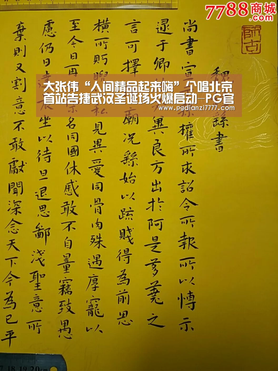 大张伟“人间精品起来嗨”个唱北京首站告捷武汉圣诞场火爆启动-PG官方入口(图1) PG Soft官网